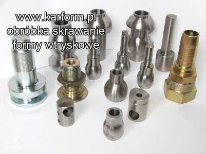 skrawaniem obrobka metalu