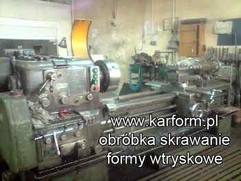 skrawaniem obrobka metalu